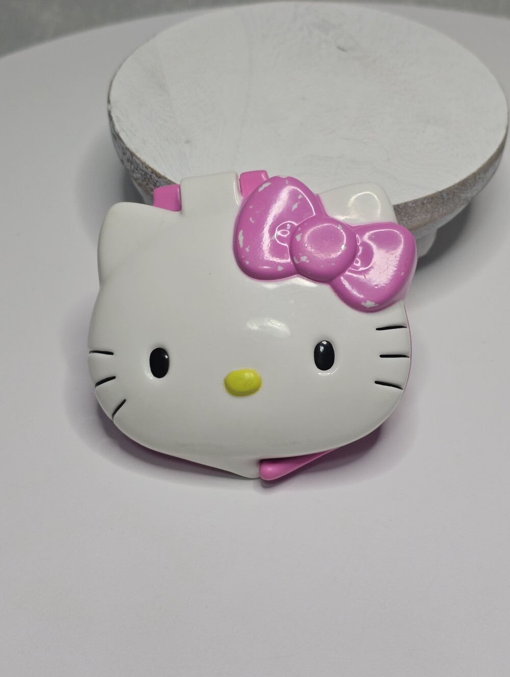 Vintage 2007 McDonald's Hello Kitty Compact Makeup Mirror & Empty Lip Gloss Case
